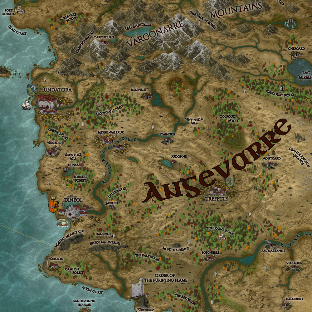 The Broken Empires World Map