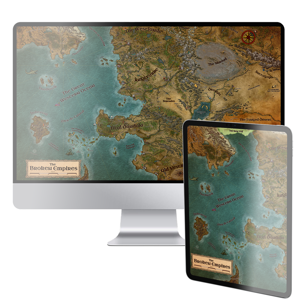 The Broken Empires World Map