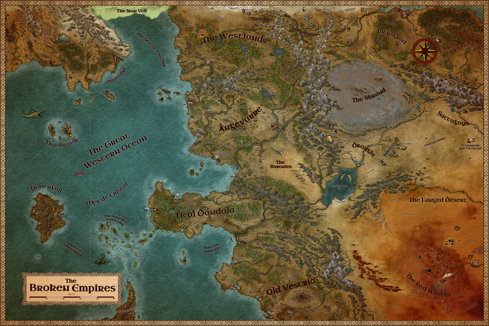 The Broken Empires World Map