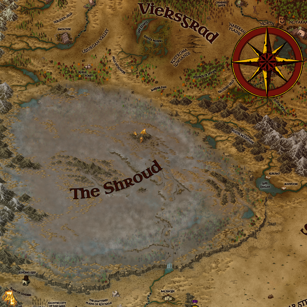 The Broken Empires World Map