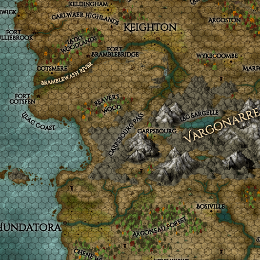 The Broken Empires GM Hex World Map